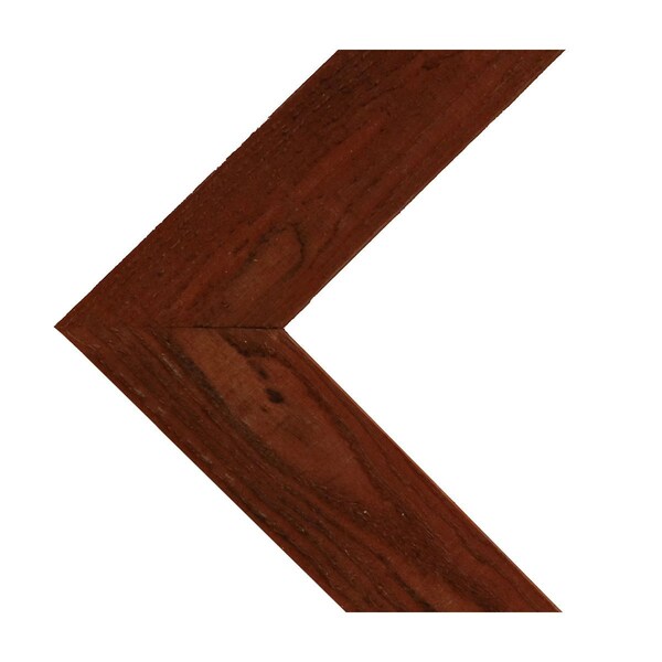 Ekena Millwork 11"W x 12"H x 3/4"D Vintage Farmhouse 3 1/2" Chevron, Barnwood Decor Collection, Salvage Red DECR11X12X075CHVRD - main